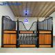 Indoor Portable Steel Stable Bamboo Safety Swing Doors Horse Stall Fronts Premade