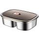Folding Stainless Steel Food Storage Containers for Organized and Tidy Kitchen