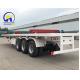 40tons 3 Axles 40FT Container Flatbed Semi Trailer with Jost Two Speed Support Leg