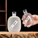 Industrial Beverage Glass Round 250ml 500ml Bottle for Bubble Fruit Wine Vodka Rum 750ml