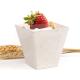 Best Selling ice cream square mousse plastic dessert cup biodegradable wheat straw cup