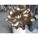 Custom Copper Lotus Sculpture Lotus Flower Metal Sculpture