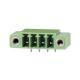 4P Pluggable Screw Terminal Block With Brass Screw Hole 3.50mm 3.81mm Pitch