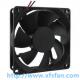 80*80*20mm 12V/24V DC Black Plastic Brushless Axial Flow Fan for Stereo Amplifier