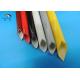 Silicone Coated Fiberglass Braided Sleeving / Insulation Silicon Glass Tube Cable Sleeve