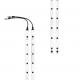 High-Speed Roller Shutter Door Safety Infrared Light Curtain - Fully Sealed Design