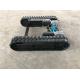 Adjustable Size Rubber Track Undercarriage Chassis For Small Machine Black Color