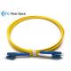 LSZH Singlemode Fiber Optic Patch Cables LC/UPC to LC/UPC Yellow 3 Meter
