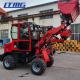 Multi-attachment 0.8 ton compact articulated front bucket wheel loader