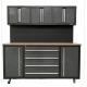 Customized Support and Aluminum Handles 72 Tool Chest on Wheels for Garage Workshop