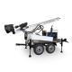 Lightweight 200m 220mm Trailer Mounted Water Well Drilling Rig