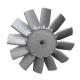 Aluminum Impeller Fan Blade Precision Die Casting by Cold Chamber Die Casting Machine