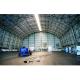 Prefabricated Large Span Insulated Metal Frame Aircraft Plane Hangar with Materials