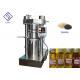 Hydraulic Cooking Oil Pressing Machine / Sesame Oil Press Machine Alloy Steel Material