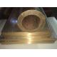 C83600 CuSn7 Bronze Flat Bar Yellow Color Bronze Square Bar With High Strength