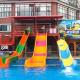 Safe Anti UV Fiberglass Swimming Pool Water Slide Speed Spiral Tube Slide