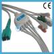 MEK One piece 5-lead ECG Cable with leadwires