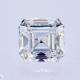 Large Size Asscher Shape As Grown Untreated CVD 4.02CT Lab Grown Diamond For Jewelry Decoration