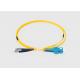 Yellow Jacket 62.5 125 Multimode 100M FC APC To SC Fiber Patch Cord