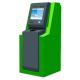 Green Bottle Recycling Multi Function Kiosk With 19 Inch Anti Vandalism Screen