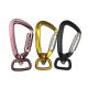 Auto Locking Swivel Dog Collar Carabiner Trigger Hook For Hiking Climbing