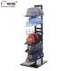 Sportswear Products Store  6 - Layer Retail Display Fixtures Counter Top For Hat / Cap
