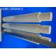 Ivory Electrical Ceramic Rods 3.85g/cm3 Insulating Alumina Threaded Ceramic Rods