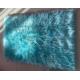 Light Blue Supersoft  90x150cm Polyester Area Rugs Plush Faux Fur Rug