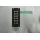 Custom 3M467MP Adhesive Membrane Keypad with 0.1mm to 0.6mm Switch Stroke