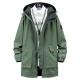 Autumn Parkas Windbreaker Men's Fat Long Coat Jacket with Dyed Processing Type