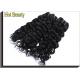 Full Tightened Water Wave Virgin Human Hair Extensions Healthy Natural Black 100G