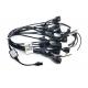 Hot sale black Small LED Light  0.5m-10m Light Chain Loft Lights cable/cord