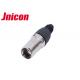 Ethercon Type Waterproof Electrical Connectors 90 Degree For Signal Transmission