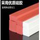 Custom Size Silicone Sponge Stripe White Red Color Close Cell Silicone Foam Stripe for Door Seal with Smooth Surface