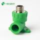 Hot-pressed Green PPR Pipe Fitting in DIN Standard for Hot Water Supply at Competitive
