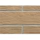 Wood Like Flexible Wall Tiles , Decorative Ceramic Tile Modified Clay Material