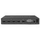 Black HDCP 1.4 4K 4×1 Quad HDMI Multiviewer with 4 x HDMI input and 1 x HDMI output