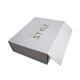 ISO 9001 White Cardboard Foldable Magnetic Rigid Gift Box