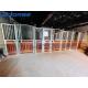 Heavy Duty Indoor Horse Stalls Hot Dip Galvanized Bamboo With Swing / Sliding Door