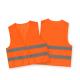 CE EN471 Certified High Visibility Orange Reflective Safety Vests for S-5XL Sizes