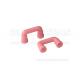 Double Blend Pink Silicone Rubber Tube Hose Chemical Resistant Inner Diameter 6 Mm