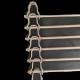 anti oxidation Chain Rod Straight Roller Chain Conveyor Belt For Food Industry
