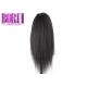 Pre Plucked Yaki Straight Human Hair Wig Kinky Straight Glueless Full Lace Wig