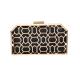 240g 18*12cm Hexagon Woman Purse Clutch Frame With Covers