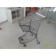 40L Steel Tube Airport / Supermarket Shopping Trolley With Advertisement Board