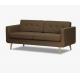 ISO9001 Approval Hotel Lounge Sofa 2 Seater Corner Couch Ergonomic Design