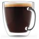 Borosilicate Beverage Mugs Double Wall Glass Coffee Cup Tea Cups With Handle