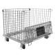 Electroplated 2 Ton 1000mm Height Folding Steel Pallet Cages