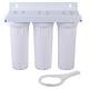 White Home Water Filter White Color Three Stage 7kg / cm2 Maximum Pressure