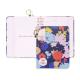 Cute Hardcover Spiral Planner Golden Wire Binding With Stickers / Pocket Folder / Pendant